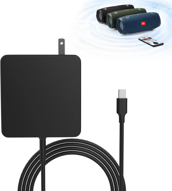 Sqrmekoko Replacement USB C Power Supply Charger for JBL Xtreme 3 Wireless Speaker