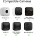 Magnetic Camera Mount for Blink Outdoor 4th, 3rd Gen, Blink Mini, Indoor, XT2 - Rubber Coated Magnet - 1 Pack