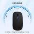 Wireless Bluetooth Mouse, LED Rechargeable Silent Slim Laptop Mouse, Dual Mode (BT5.2/3.0 & USB Receiver), Portable,