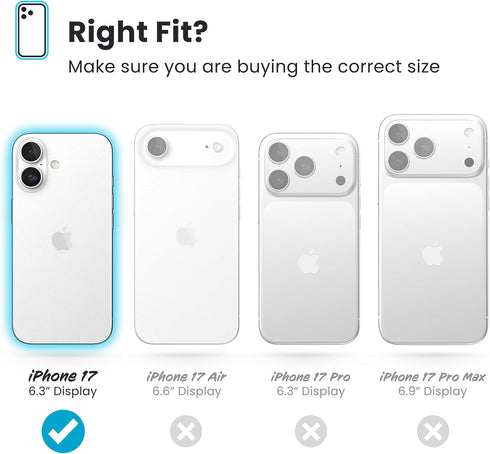 Speck 17 CANDYSHELL Grip +MS Case for iPhone - Mystery Blue/Faded Denim | Slim Protective Grip | Drop Protection |