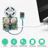 Recordable Sound Module, Icstation 8M USB Programmable Sound Chip with Speaker, Push Button Activated for DIY Music