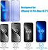 2 Pack Matte Anti Blue Light Screen Protector for iPhone 13 Pro Max/iPhone 14 Plus, Scratch Resistant, Eye Protection,