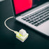 Programmable Macro PC Keyboard, User-Defined USB Mini 1-Key Keyboard, Customized Shortcut Silver Shaft