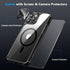 Amizee iPhone 11 Pro Magnetic Case with Screen & Camera Protectors, Clear Back, Shockproof, MagSafe Compatible (Black)