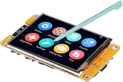 AITRIP 1 Pack ESP32 Development Board ESP32-2432S028R 2.8 Inch 240X320 WiFi Bluetooth Smart Display TFT Module Touch