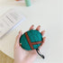 Compatible with Airpods Case, Cute Turtle Shell Design for Kids Girls Women, Soft Silicone Earbuds Protector Hook