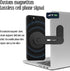 Magnetic Car Phone Mount, Invisible Design for Tesla Model 3/X/Y/S, Strong Magnet and 90° Rotation, Foldable Holder