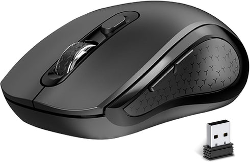 ACOZYKITTEN Wireless Mouse Ergonomic, Side Buttons Mouse, 2400 DPI, Silent and Anti Slip