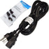 HQRP 10ft AC Power Cord for ION Block Rocker, Block Party, Live, Job Rocker, Pathfinder Explorer Bluetooth Speaker, UL