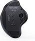 ProtoArc EM04 Wireless Trackball Mouse, Ergonomic Bluetooth Rollerball Rechargeable Mouse for PC, iPad, Mac, Windows -