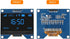 JUZITAO 2PCS 1.54 Inch I2C 12864 128x64 SSD1309 I2C OLED IIC Display Module Pixel Driver Serial Interface Display Board