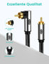 90 (90 33FT/10M) EMK Degree Subwoofer Cable,RCA Male to Male Digital Coaxial Audio Cable for Television, DVD Player
