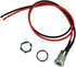FILSHU DC Power Jack Socket - 5.5 x 2.5 MM Threaded Female Mount Connector Adapter with 30CM 18AWG Cable