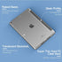 TiMOVO iPad 10.2 Case for 9th/8th/7th Generation, Slim Translucent Hard PC Protective Smart Cover