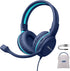 SIMOLIO Wired Headphones for School with Microphone, Stereo Kids Headphone with Volume Limiter for K12 & E-Learning