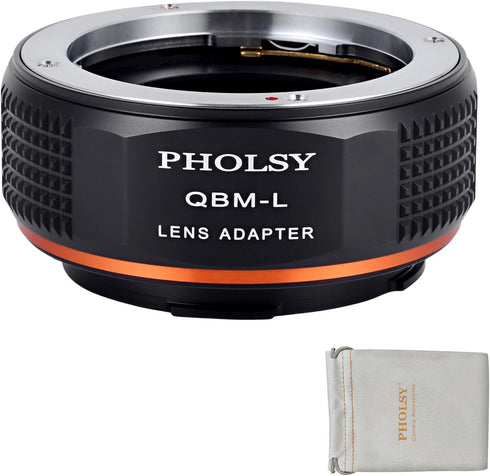 Lens Mount Adapter QBM to L for Rollei SL35 Lens to Leica L Mount Camera Body Compatible with Leica SL2, CL, TL2
