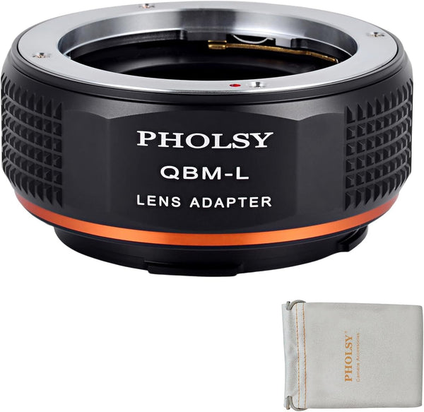 Lens Mount Adapter QBM to L for Rollei SL35 Lens to Leica L Mount Camera Body Compatible with Leica SL2, CL, TL2