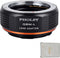 Lens Mount Adapter QBM to L for Rollei SL35 Lens to Leica L Mount Camera Body Compatible with Leica SL2, CL, TL2