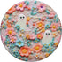 Pink Ghost Floral Flower Foliage Pattern PopSockets Adhesive PopGrip