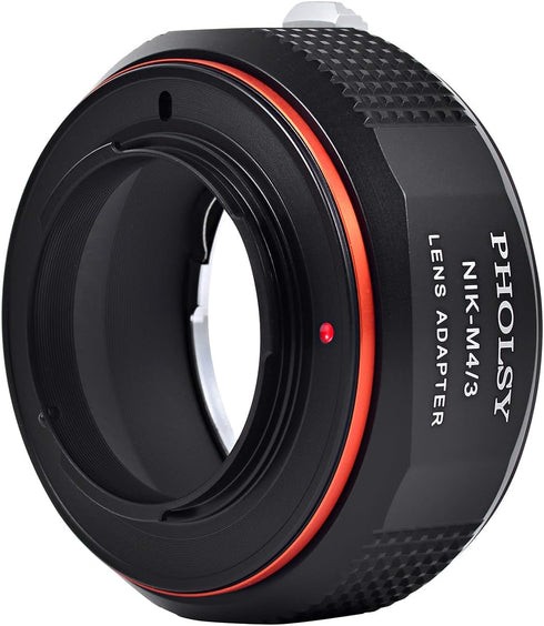 Lens Mount Adapter Nikon F to MFT, Compatible with Nikon F Lens to Micro Four Thirds Camera Body