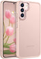 Rayboen Samsung Galaxy S22 Plus Case, Translucent Frosted Hard Back Silicone Edge Skin Feel Anti-Scratch Protective