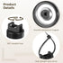 20mm, 15 Pack 50 Magnetic Zip Tie Mounts Cable Tie Mount Bases with Zip Ties, Heavy Duty Cable Clips for Wire