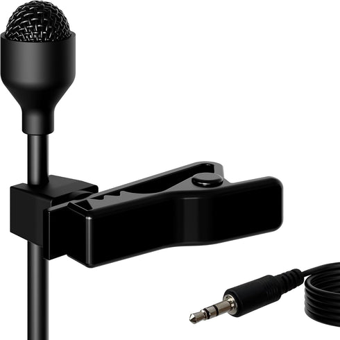 J K Pro MIC-J 044 Lavalier Lapel External Microphone Designed Compatible with Zoom TASCAM