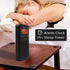 NOAA Weather AM FM Radio, Portable Battery Operated with Stereo Earphone, LCD Display Digital Alarm Clock