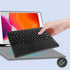 Wireless Bluetooth Keyboard with Touchpad, Portable Ultra Slim 7-Colors RGB Backlit Rechargeable Keyboard for iPad