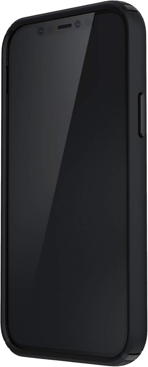 Speck iPhone 12 Case - Drop Protection, Scratch Resistant, Slim Design, Compatible Wireless Charging - Black, White