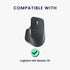 kwmobile Mouse Grip Tape Compatible with Logitech MX Master 3S Grip Tape - Non-Slip Faux Leather - Black