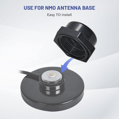 Anina NMO Antenna Mount Cap with O Ring Seal, Dust Weather Rain Cover, 2-Pack