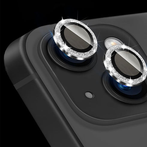 Bling Diamond Camera Lens Protector for iPhone 14/14 Plus - Tempered Glass Rear Camera Cover & Accessories