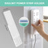 SOULWIT 5-Pack Self Adhesive Power Strip Holder, Surge Protector Wall Mount, Punch Free Cable Management for Home Office