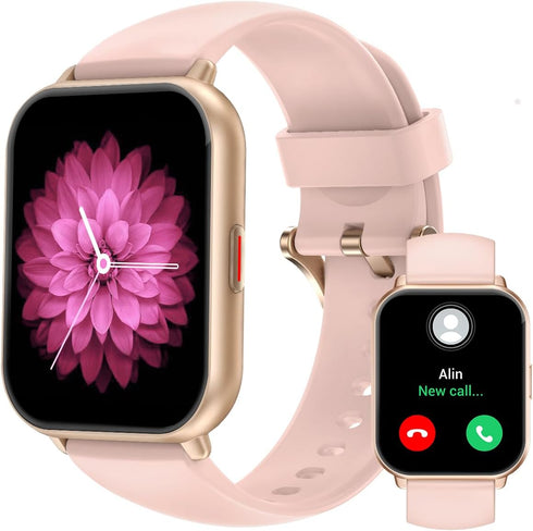 RUIMEN Smart Watches for Men Women, 1.8" Smartwatch for iOS/Android Phones, Fitness Tracker with Heart Rate/Sleep