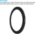PATIKIL 82mm-95mm Metal Step Up Ring with Cleaning Cloth, 2 Pack Camera Lens Filter Adapter Ring
