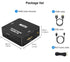 HDMI Audio Extractor, 4K HDMI to HDMI Splitter with 3.5mm AUX Audio, Compatible with TV, PC, PS3/4/5, Projector