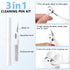 Lerobo 4 4 2024 for Airpods Case Cover with Cleaner Kit, Cute Flower Engraved Silicone Protective Case Cover