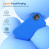 Miracase Designed for iPhone 11, Liquid Silicone Gel Rubber Phone Case with Screen Protector, Mediterranean Blue