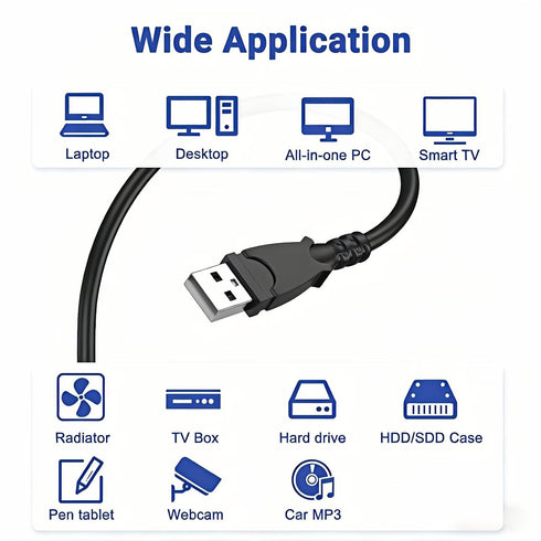 SRGTHE 3.3ft 3.3ft ND-1000 Black USB Printer Cable Cord Compatible with Neat Receipts Scanner Neatdesk