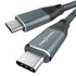 Twozoh USB C to USB C 3.2 Gen 2 Cable 20Gbps Data Transfer 100W PD Fast Charging 4K Video Output Monitor Cord (10FT,