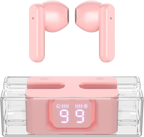 Bluetooth Headphones, Wireless Earbuds, 2024 New Version, 120H Playtime, IPX7 Waterproof Earphones, Digital Power