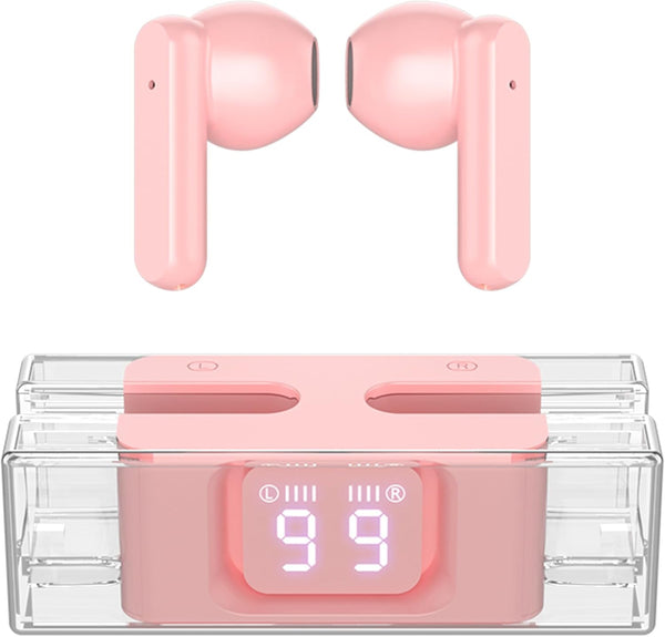 Bluetooth Headphones, Wireless Earbuds, 2024 New Version, 120H Playtime, IPX7 Waterproof Earphones, Digital Power