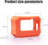 Floaty for GoPro Hero 11/Hero 10/Hero 9 - Float Housing Case Cover for Camera Anti-Sink Floating Accessory - Orange
