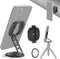 NEEWER Dual Magnetic Phone Ring Holder, Slim Folding Cell Phone Grip Stand Tripod