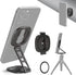 NEEWER Dual Magnetic Phone Ring Holder, Slim Folding Cell Phone Grip Stand Tripod