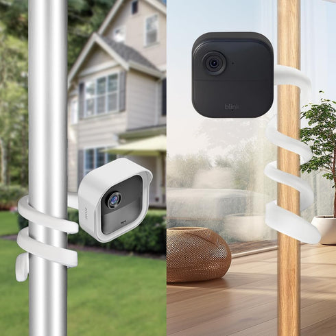 Flexible Twist Mount for Blink Outdoor - All-New Weather Proof Housing with Sync Module Wall Mount, White