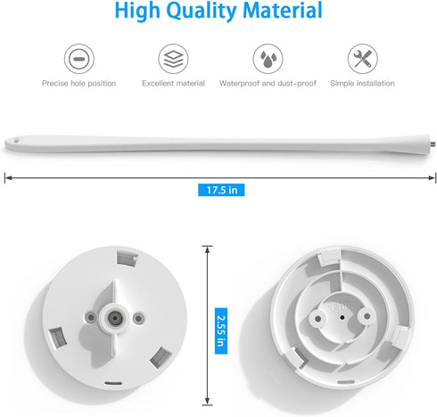 HOLACA Baby Monitor Mount Flexible Twist Stand for Pan-Tilt Mount,with Other 1/4Threaded Hole,Clip Mount Twist Mount