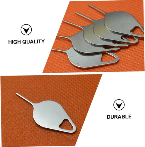 200pcs jojofuny Sim Tray Remover Tool for Cell Phones Sim Ejector Pin Easy to Use Portable