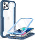 ANSHOW for iPhone 12/12 Pro Case, 360 Full Body Rugged Case with Built-in Screen Protector, Blue
